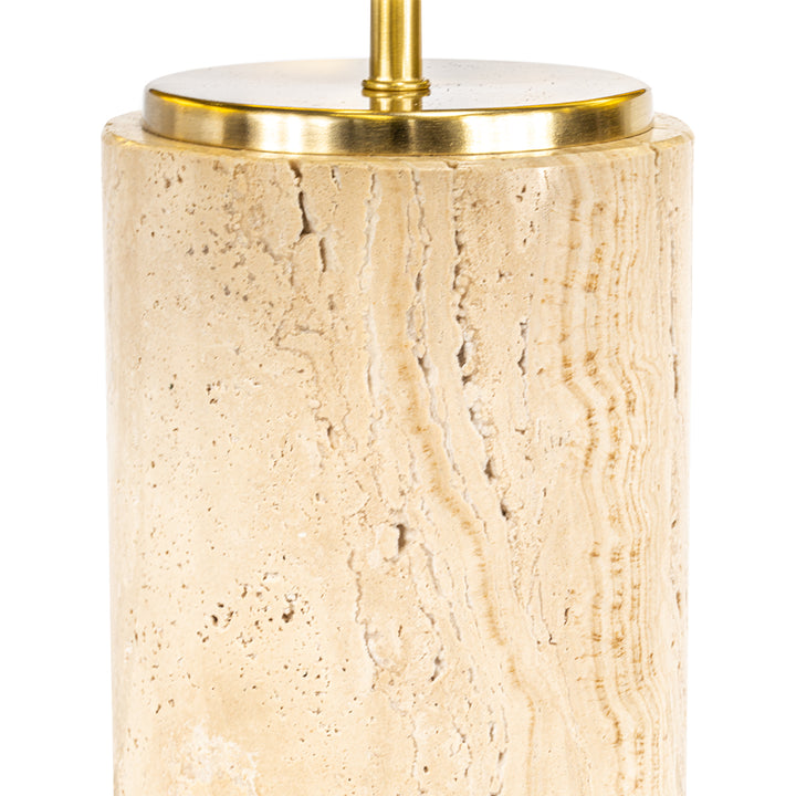 Paola Travertine Table Lamp