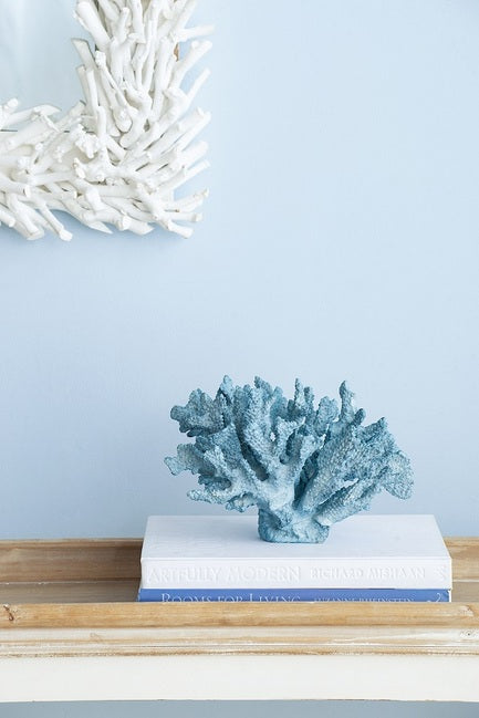 Faux Blue Coral B. Use this piece to accent your ocean-inspired decor theme