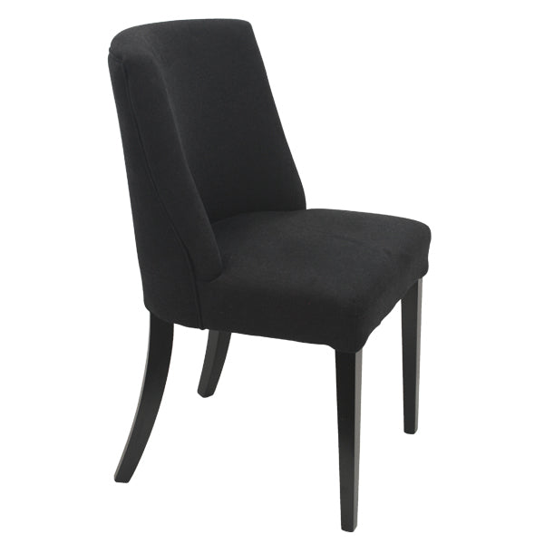 Ophelia Dining Chair Black chrome ring on back. Last one at this price.